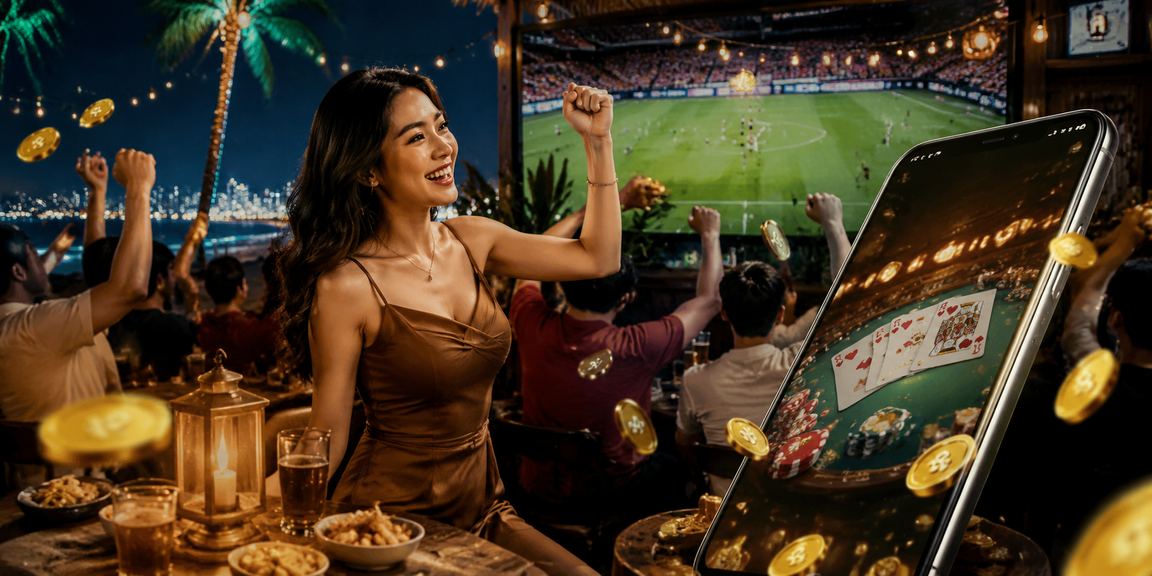 Quán cà phê Vũng Tàu với người dùng xem game bài và voucher